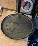 Abstract Pottery Splatter Paint Style Tray