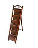 Vintage Standing Bamboo Magazine Rack