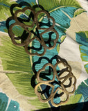 Pair of Brass Four Leaf Clover Trivets