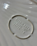 White Ceramic Vintage Shell Style Serving Platter