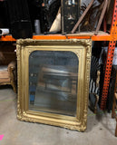 1970s Large and Heavy Ornate, Beveled French Mirror