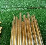 Gold Metal Connected Tube Style Wall Sconces