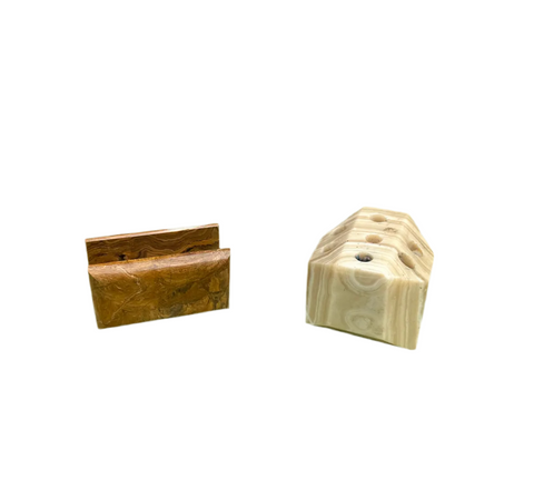 Mid-Century Marble Desk Accessories