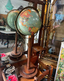 Streamlined Designed Wooden MCM Standing Globe