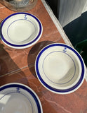 1970s Homer Laughlin China Nautical Collection of Ceramic Petite Dishes- Set of 4