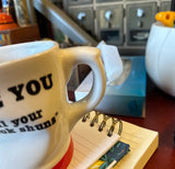 Ceramic Crushed "Love You" Mug