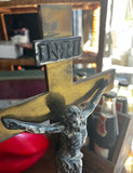 Large Heavy Brass Crucifix