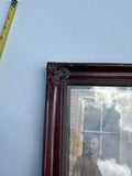 Vintage Photo in Detailed Wooden Frame