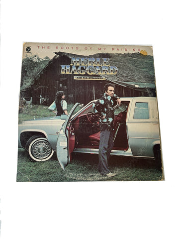 Vintage Merle Haggard and the Strangers "The Roots of My Raising" Vinyl