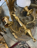 Pair of Brass Neoclassical Sconces
