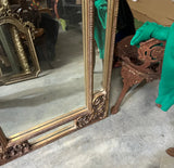 Large Heavy Gold Detailed Wall Mirror