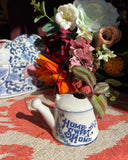 Mini Propagation Blue and White Tea Kettle