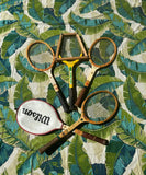 Vintage Collection of Wilson Tennis Rackets and Guard