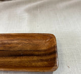 Small Hand Carved Wooden Catchall