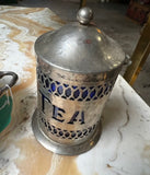 1970s Silver Ashtray and Tea Jar Pair