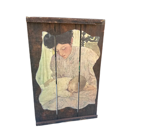 Mabel Lucie Attwell Children's Print on Standing Wooden Slab