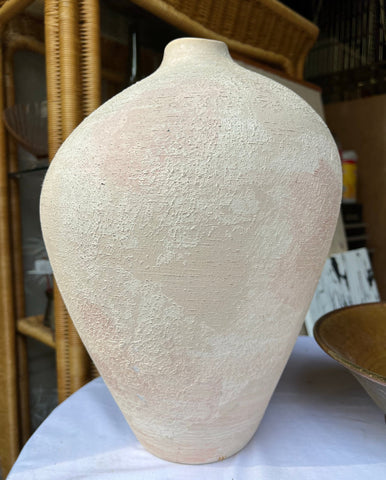 Oversized Biomorphic Shape Haegar Ceramic Vase Stamped