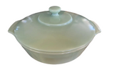Sage Green Serving Dish With Matching Lid