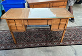 Glass Top Wooden Thomasville Tamerlane Desk