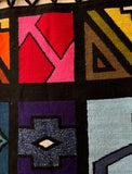 1990s Graphic Geometric Modern Textile Wall Art