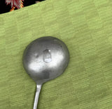 Pewter Pair of Serving Spoons With Ceramic Detail