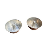 Pair of Miniature Silver Bundt Pans