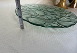Glass Detailed Fruit Round Tray