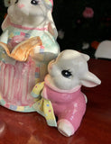 Nursery/Kids Room Bunny Ceramic Vintage Lamp