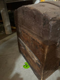 Vintage Wooden Chest With Latches- Condition Issues