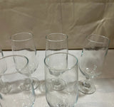 Simple Tall Stemmed Glassware Collection- Set of 6