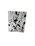 Pollock Style Black and White Art on Canvas