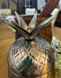 1970s Silver Etched Pineapple Box