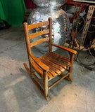 Petite Children’s Wooden Vintage Rocking Chair