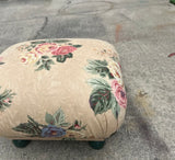 Petite Hollywood Regency Footed Pouf