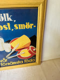 Vintage Swedish Art in Frame