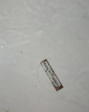 Hard Plastic White Tray With Floral and Bird Details
