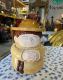 Monk Figure Ceramic Cookie Jar