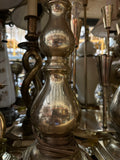 Pair of Vintage Heavy Brass Table Lamps