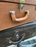 Pair of Vintage Leather Suitcases