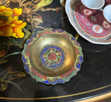 Small Vintage Brass Asian Style Ashtray