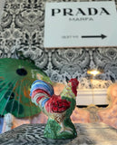 Small Ceramic Hand Painted Rooster Salt Shaker