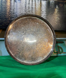 Barker Ellis England Pierced Silver Tray