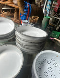 Falcon Enamelware Plates, Bowls, Strainers, Serving Dishes, Mug -Set of 30