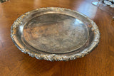 Silver Footed Serving Tray