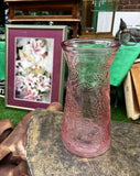 Pink Depression Glass Large Vase