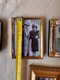 Collection of Small Gold Picture Frames- Set of 5