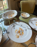 Collection of Asian Style Plates and Serving Pieces- Set of 21