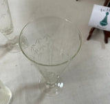 Collection of Bamboo Etched Glasses- Set of 5