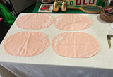 Linen Peach Placemats- Set of 4