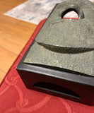 Vintage Tiki Man Stone Tissue Box Holder